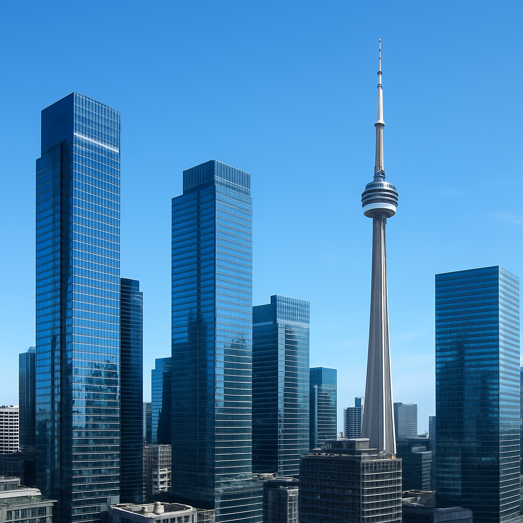 Modern city skyline