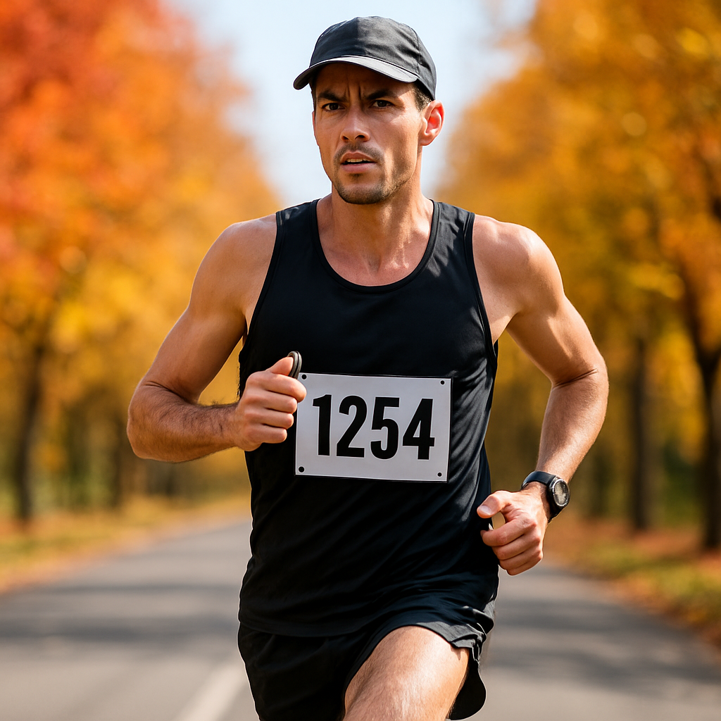 Chad racing a marathon
