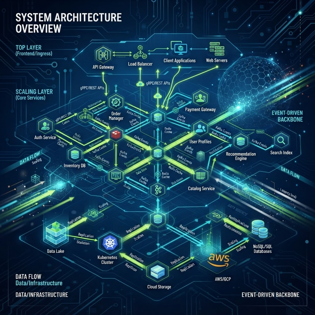 Technical systems and architecture visualization